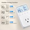 INKBIRD Digital Thermostat Outlet Temperature Controller Outlet Socket Heating/Cooling Control 1200W 10A Backlit Display