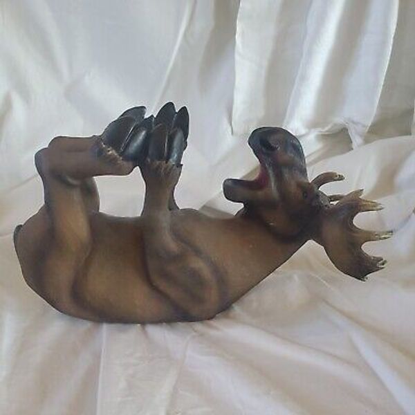 River's Edge Products Wine Bottle Holder - Moose - Polyresin -Great Shape