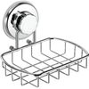 Super Powerful Vacuum Suction Cup Soap Dish - Stainless Steel & Chrome Design