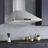 30" Wall Mount Range Hood Stainless Steel Filter 700CFM Touch Control LED Light