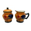 ACK Rooster Creamer and Sugar Bowl Set