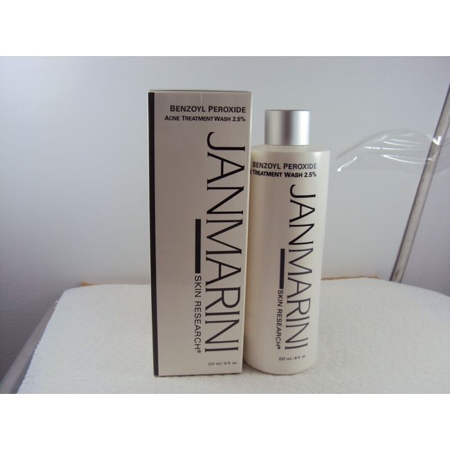 Jan Marini Benzoyl Peroxide 2.5% Acne Treatment Wash 8oz NEW IN THE BOX! (W24)