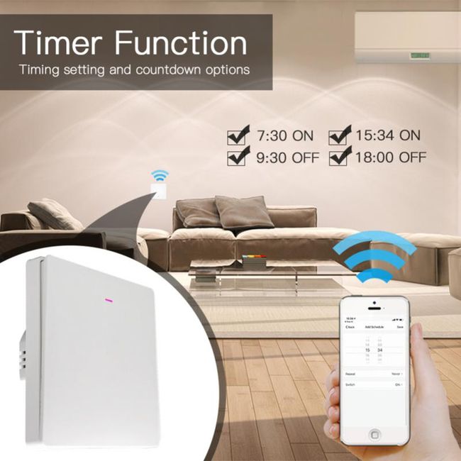 16A MINI Wifi Smart Switch Timer Funkschalter mit Tuya Alexa Neu