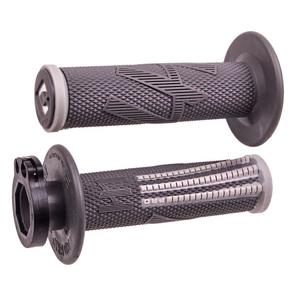 Odi V2 Emig Pro MX Lock-On Grips Graphite/Grey H36EPHG