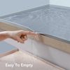 Under Sink mat for Kitchen Waterproof 34"×22" Light Grey
