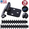 40Pcs Kitchen Cabinet Hinges Overlay Self Closing Face Mount Cupboard Door Hinge
