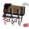 Sharpend Black Diamond Hairdressing Scissors Barber Cutting Thinning 6.5" Pro
