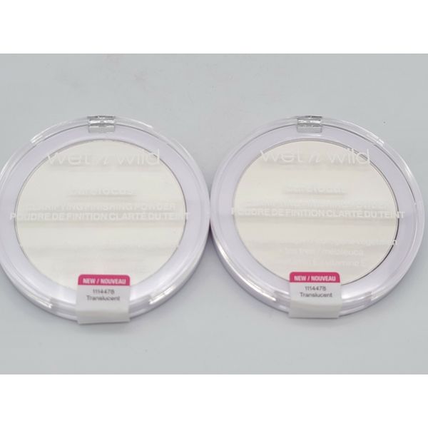 Wet n Wild Bare Focus Finish Setting Powder 0.27 Oz. #1114478 Translucent. QTY:2