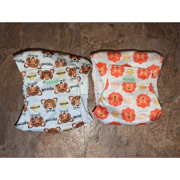 2 Pet Parents Leekaloos Male Female NO TAIL Diapers Size Medium Pre-owned