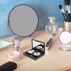 LALAFINA Eyeshadow Case, Empty Makeup Palette, Handmade, Cosmetics, DIY Case, Makeup Palette, Makeup Mirror Included, Set of 3 (Black)