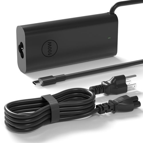 100W USB-C AC Adapter Compatible with DELL USB C Laptop Charger for Precision 5680 3580 3580 3580 3581 Latitude 5340 7640 7640 7340 5440 5540 9440 Inspiron 14 16 5000 7000 5430 7430 7440 5630 Laptop