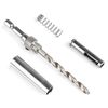 4PCS High Speed Steel Self Centering Hinge Pilot Hole Drill Bit Set, Kit for Door Hardware