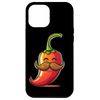 iPhone 13 Pro Max Smiling Chili Costume with Beard for Peppers Lovers Case