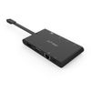 PNY 9 in 1 Mini Portable USB-C Power Hub, Black