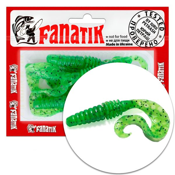 FANATIK Viper 2 2.9 4.5 Inch 5-11 cm Rubber Bait with Aroma Fanatic Jig Soft Bait Lure Artificial Bait Fishing Bait Rubber Shad Twister Baits Lures (One Size, 026)