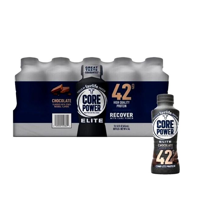 Fairlife Core Power Elite 42g. Protein Shake, Chocolate (14 fl. oz., 10 pk.)