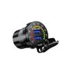 Dual USB Car Cigarette Lighter Socket Phone Charger Power Outlet W/LED Voltmeter