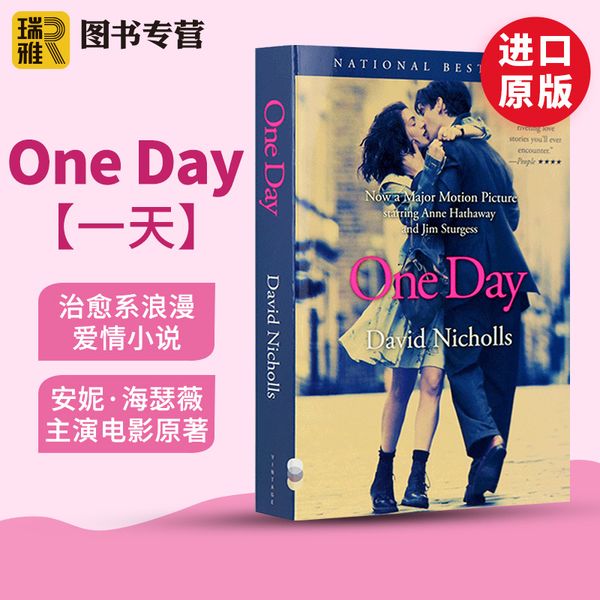 一天 One Day 英文原版 同名电影原著小说 David Nicholls 大卫尼克尔斯 外文经典爱情小说 全英文版进口英语书籍 可搭怦然心动