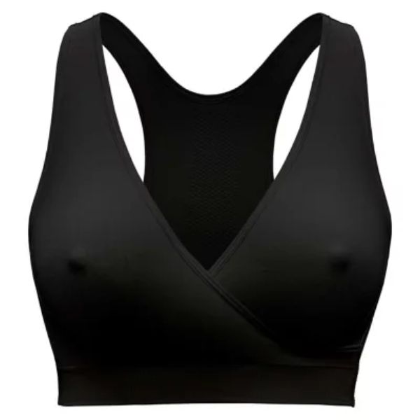 Medela Keep Cool Sleep Breathable Maternity & Nursing Bra XL Black