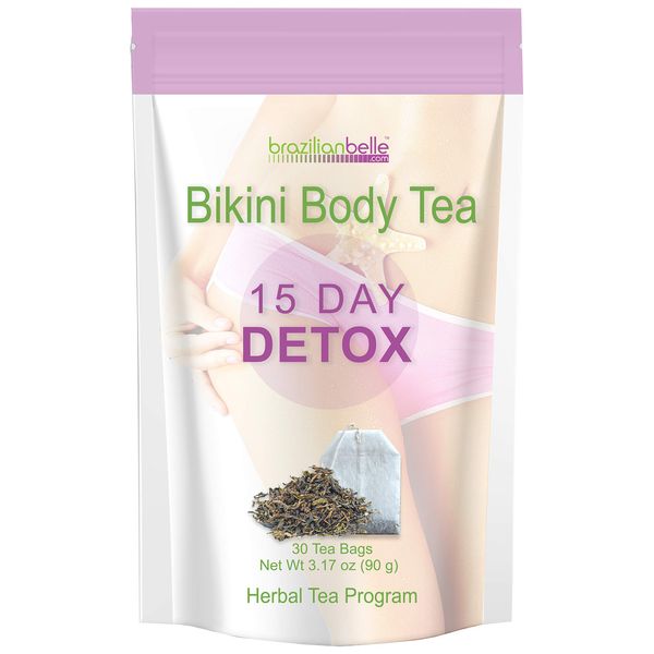 Bikini Body Detox Tea - Detoxify, Boosts Energy Levels, and Improves Complexion (15 Day Detox)