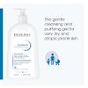 Bioderma Atoderm Intensive Foaming Gel - Ultra Rich Body Wash, Unscented, 33.8 Fl Oz