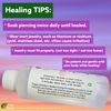 Urban ReLeaf Gentle Piercing Solution with Lavender Oil ! Nipples, Sensitive & Delicate. 100% Natural Sea Salt, Clean, Soothe After Care