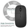 UrbanX Bluetooth Rechargeable Mouse for Microsoft Surface Laptop 3, Midnight Black, 2019