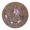 Li'Shay Marble Soapstone Box with Flowers Large Circle