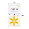 Signia Nummer 10 Hörgerätebatterie 10 Pack (60)