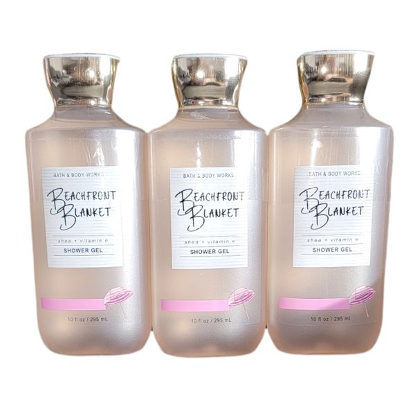 3 Bath & Body Works Beachfront Blanket Shower Gel