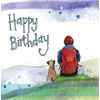 ALEX CLARK Happy Birthday Walker Card