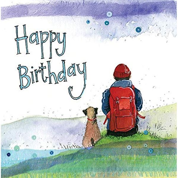 ALEX CLARK Happy Birthday Walker Card