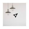 Qibla Direction Pointer (2pk) - Wall/Ceiling Decal Sticker (S005M) (Black)