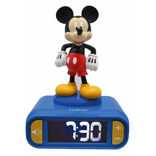 Lexibook RL800MCH Night Light Alarm Clock Mickey Mouse Digital Clock Clock