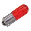 Dialight Led Bulb, Mini Bayonet/ba9S, Red - 586-2401-105F