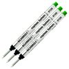 SCHMIDT 3 Pack 8126 Capless Rollerball - Green Ink
