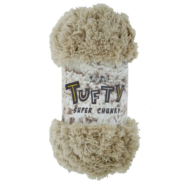 King Cole Tufty Super Chunky 200g Knitting Yarn (2796 Beige)