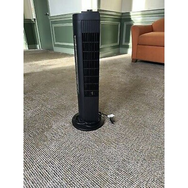 Mainstays 28" Tall, 3-Speed Oscillating Tower Fan, FZ10-19MB