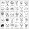 Personalised Dog Things Linen Style Drawstring Bag Gift