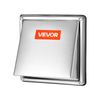 VEVOR 4 Inch External Extractor Wall Vent Cover Stainless Steel 1 Pack Silver