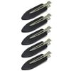 wumio Bangs Clips, Black, Set of 5, No Marks, Flat Shape, Styling, Hair Clip, Actress, Hair Clip, Hair Pin, Face Wash, Makeup, Marks, Clips, Bangs, Invisible Design