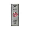 SECO-LARM Enforcer Slimline Request-to-Exit Plate with 1" Illuminated Red/Green LED Pushbutton
