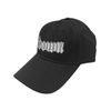 Down Baseball Cap Sonic Silver Band Logo Official Black Unisex""