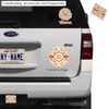 Personalized Fall Flowers Car Flag - Small w/Monogram