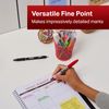 Sharpie Permanent Markers | Fine Point for Bold Details | Black Ink | 7 Count Marker Pens