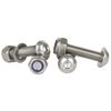 Bolt Base M6 x 35 A2 Stainless Steel Socket Button Head Screws + Nyloc Nuts & Washers Kit (20 Each)