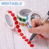 PATIKIL Colored Dot Stickers, 1/2" Round, 1000 Pcs Dark Blue