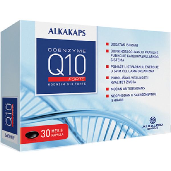 Alkacaps Coenzyme Q10 forte 30 capsules