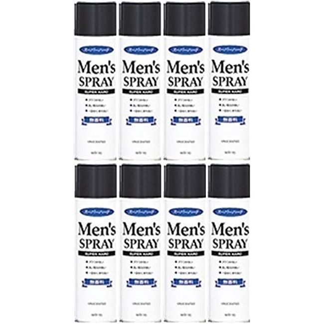 MANDOM Men's Hair Spray, Super Hard, Unscented, 9.8 oz (275 g) x 8 Packs