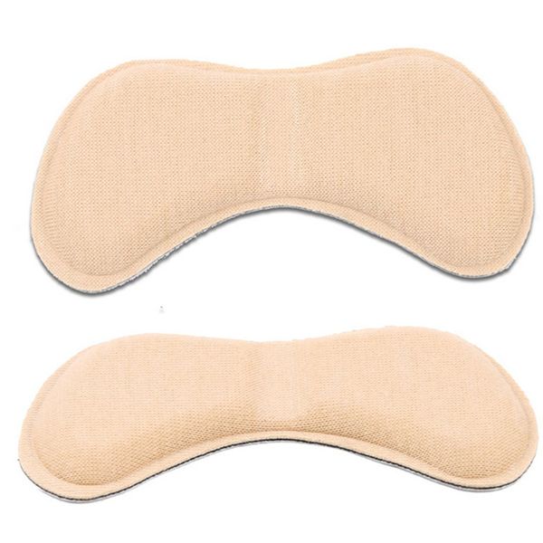 MNoel Beige Anti-Slip Soft Heel Cushion, Easy to Stick On, Anti-Slip, Magic Heel Support, For Size Adjustment, Prevents Heel Scrubbing, Sheet Pad, beige